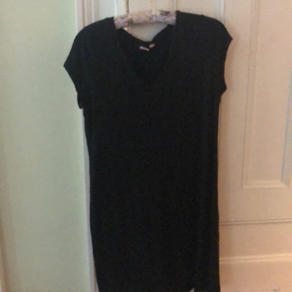 Gap black cotton dress